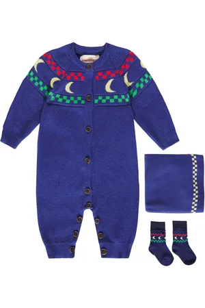 Bobo Choses Baby Set Beneath The Moon aus Spieler, Socken und Decke