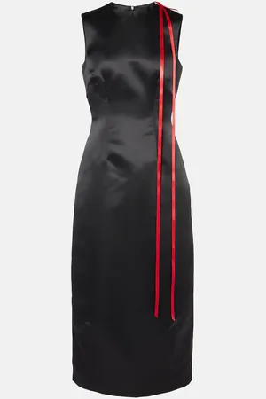 Simone Rocha Midikleid aus Satin