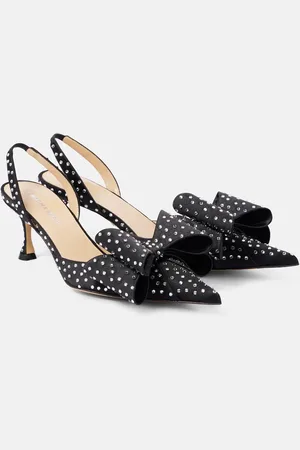 Mach & Mach Slingback-Pumps Le Cadeau 65 mit Kristallen
