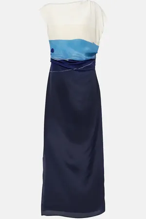 SIR Bedrucktes Maxikleid Mariner aus Seide
