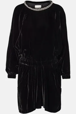 Isabel Marant Verziertes Minikleid Beniga aus Samt