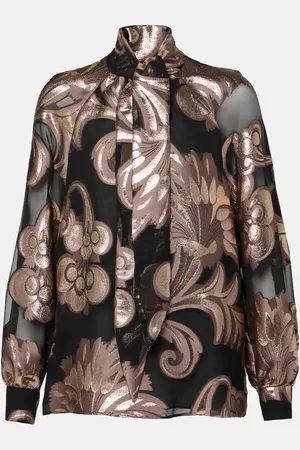 Etro Schluppenbluse aus Lamé