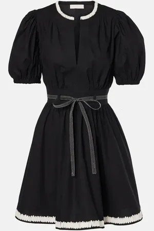 ULLA JOHNSON Minikleid Wilda aus Baumwollpopeline
