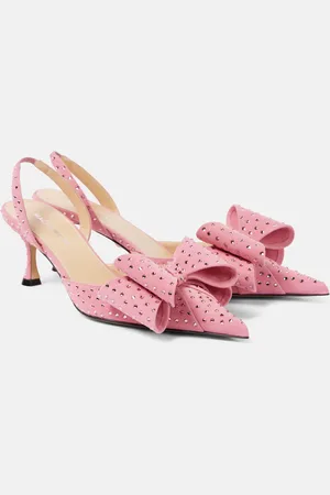Mach & Mach Slingback-Pumps Le Cadeau aus Veloursleder