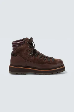 Moncler Schnürstiefel Peka Trek mit Veloursleder
