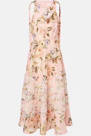 ZIMMERMANN Midikleid Acacia aus Leinen