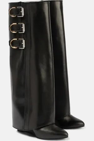 Givenchy Stiefel Shark Lock Buckles 90 aus Leder