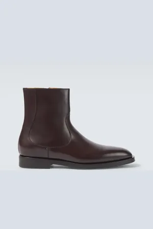 Brunello Cucinelli Ankle Boots aus Leder