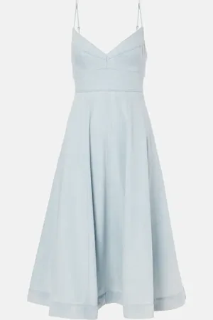 ZIMMERMANN Midikleid Acacia aus Denim