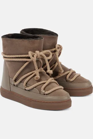 INUIKII Schneestiefel Classic Wedge aus Leder
