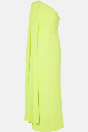 Rebecca Vallance One-Shoulder-Robe Aria aus Crêpe