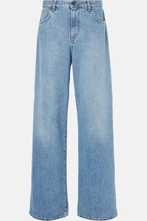 The Row Low-Rise Wide-Leg Jeans Eglitta