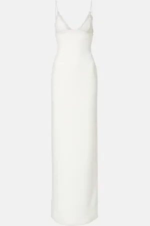 DAVID KOMA Bridal Robe mit Spitze
