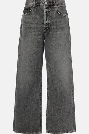 AGOLDE Mid-Rise Wide-Leg Jeans Low Slung Baggy