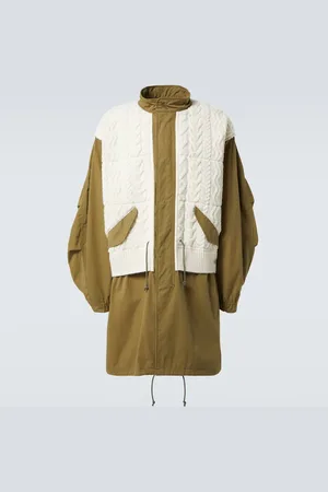 JUNYA WATANABE Jacke Aran aus Baumwolle mit Wolle