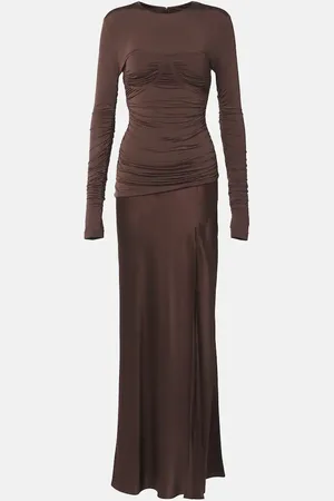 SIR Maxikleid Alessia aus Jersey und Satin