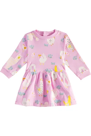 Stella McCartney Baby Bedrucktes Kleid aus Baumwolle