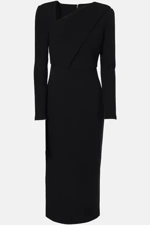 Roland Mouret Midikleid aus Woll-Crêpe