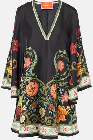 La DoubleJ Kaftan Mini Magnifico aus Seide