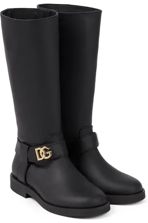 Dolce & Gabbana Stiefel DG aus Leder