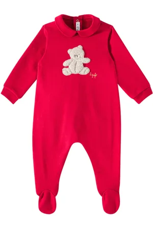 Il gufo Baby Strampler aus Baumwolle