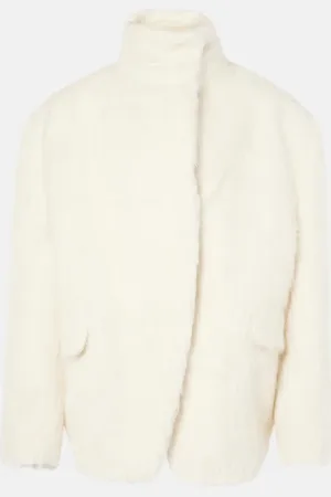 MAGDA BUTRYM Jacke aus einem Alpakawollgemisch