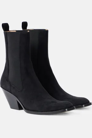 Khaite Ankle Boots Austin 60 aus Veloursleder