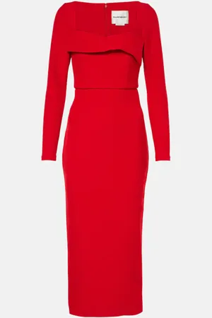 Roland Mouret Midikleid aus Crêpe