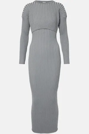 Loewe Maxikleid aus Rippstrick