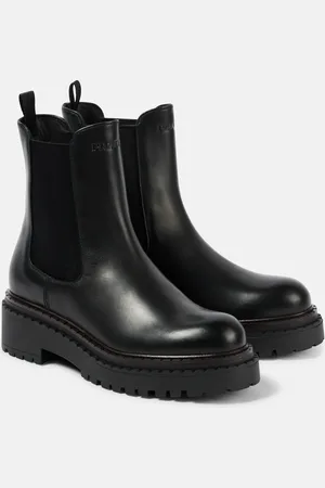 Prada Chelsea Boots aus Leder