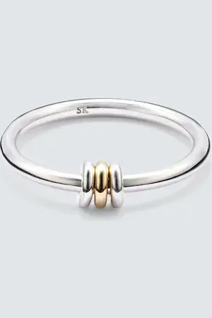 SPINELLI KILCOLLIN Ring Sirius aus Sterlingsilber mit 18kt Gelbgold