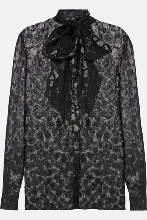 VERSACE Bluse aus Jacquard