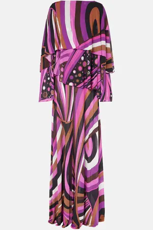 Puccini Maxikleid Iride aus Seide