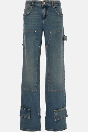 BLUMARINE Low-Rise Straight Jeans