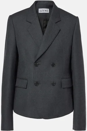 Loewe Cropped-Blazer aus Wolle