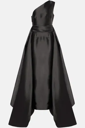 Solace One-Shoulder-Robe aus Twill