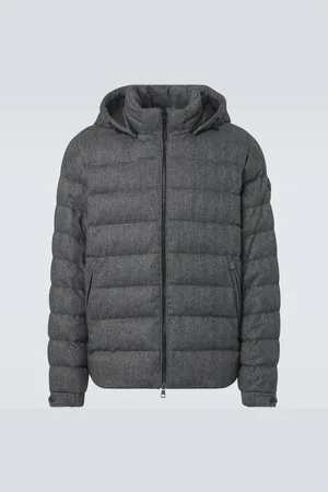 Moncler Daunenjacke Arneb aus einem Wollgemisch