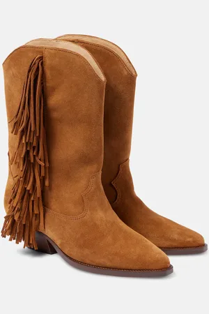 Isabel Marant Westernstiefel Duerto aus Veloursleder