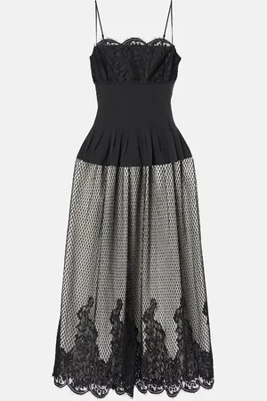 Simkhai Midikleid Katelyn mit Spitze