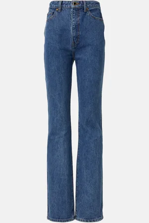 Khaite High-Rise Straight Jeans Danielle