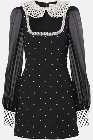 Rebecca Vallance Verziertes Minikleid Alvia aus Crêpe