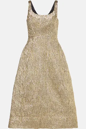 Simone Rocha Verziertes Midikleid aus Cloqué