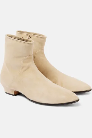 The Row Ankle Boots Awar 25 aus Veloursleder
