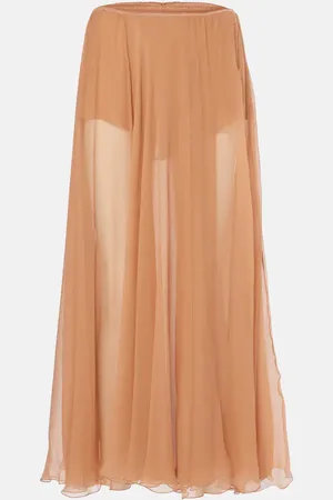 Chloé Chloé Midirock aus Seidenmusselin