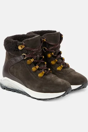 See by Chloé See By Chloé Schnürstiefel Brett aus Veloursleder mit Shearling