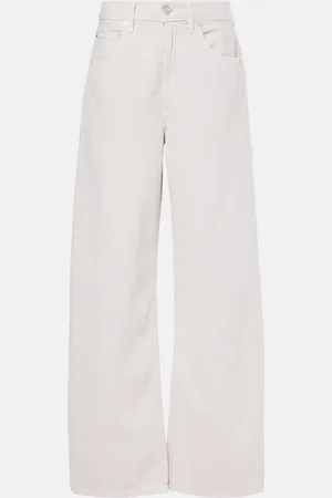 AGOLDE Mid-Rise Wide-Leg Jeans Low Curve