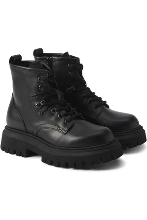 Moncler Schnürstiefel Petit Hevea aus Leder