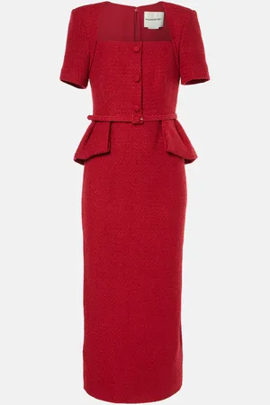 Roland Mouret Midikleid aus Bouclé