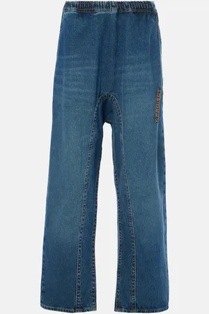 Y / PROJECT Low-Rise Wide-Leg Jeans