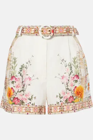 Camilla High-Rise Shorts aus Leinen